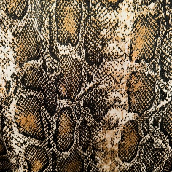 Zara Snake Print Blouse XS - Picture 6 of 9